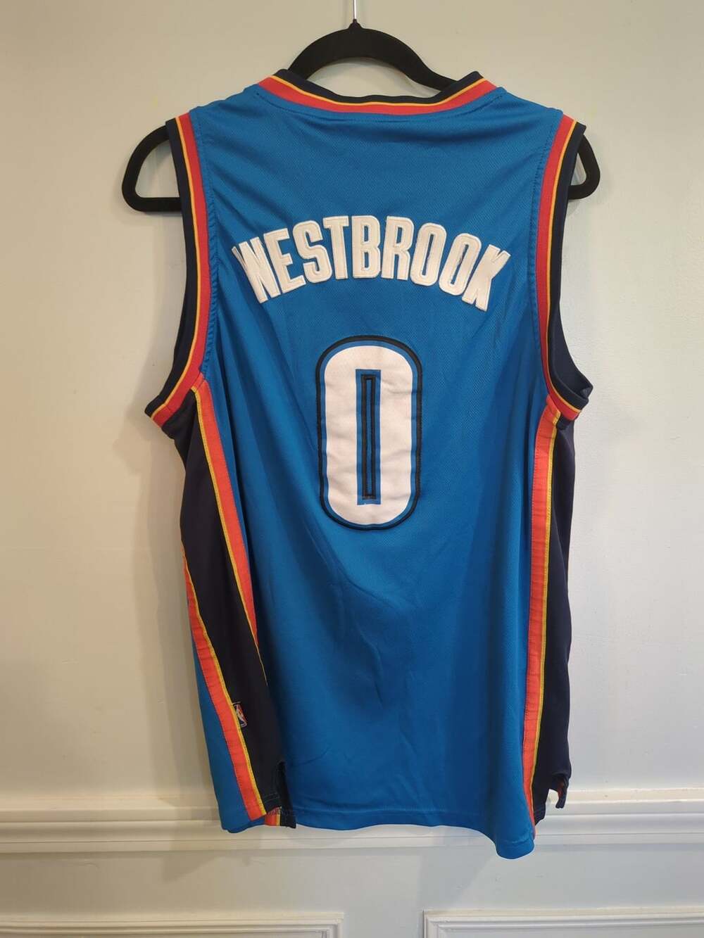 Adidas NBA Oklahoma City Thunder Westbrook 0 Jersey Size S